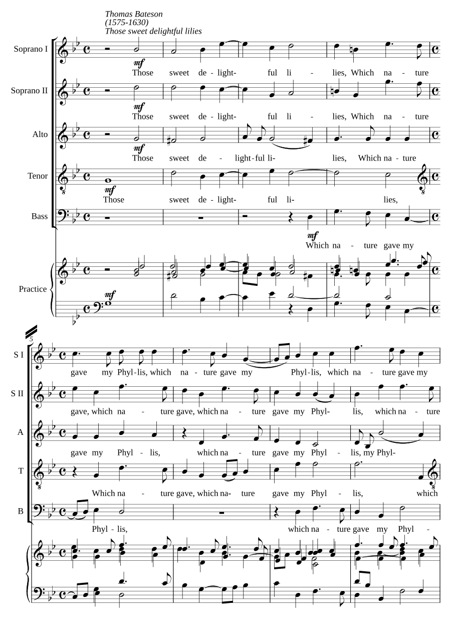 Те сладкие, восхитительные лилии (Those sweet, delightful lilies)
