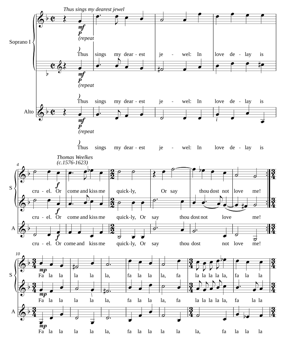 Так поёт мой дорогой драгоценный (Thus sings my dearest jewel)