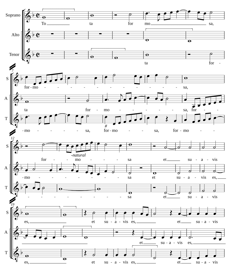 Ты вся прекрасна (Tota formosa)