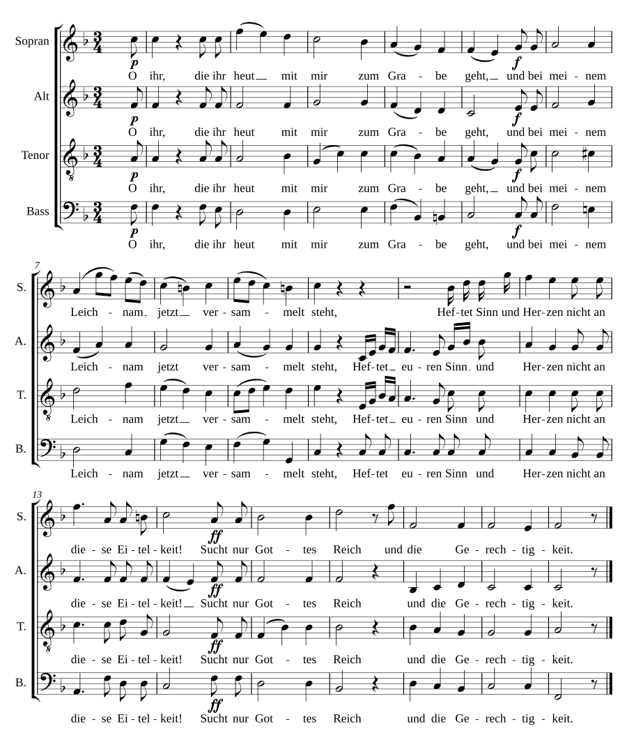 Песнь о смерти № 2 WAB 48 (Totenlied No. 2 WAB 48)