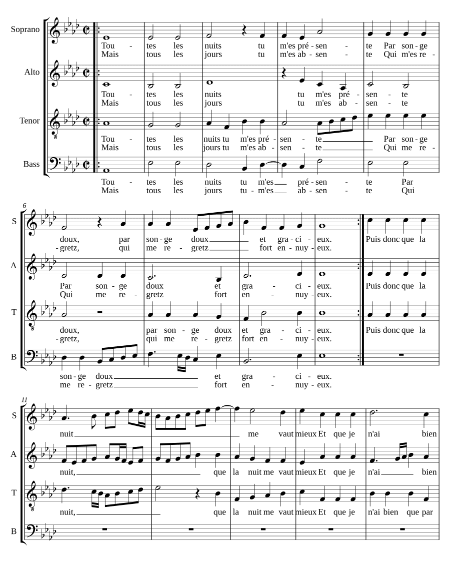 Все ночи (Toutes les nuits)
