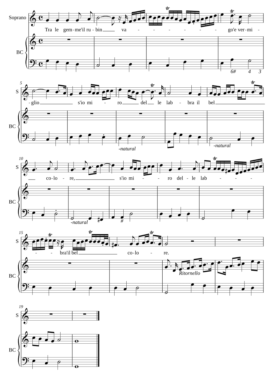 Среди драгоценных камней (Tra le gemme)