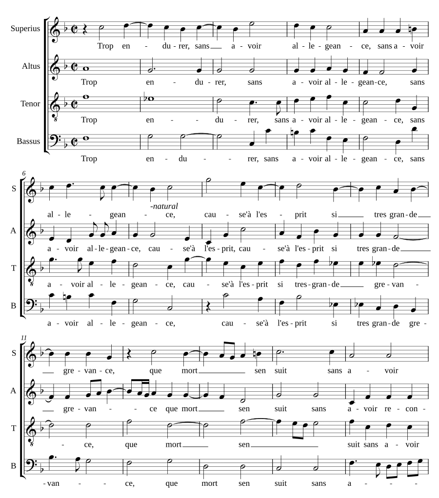 Слишком страдать (Trop endurer)