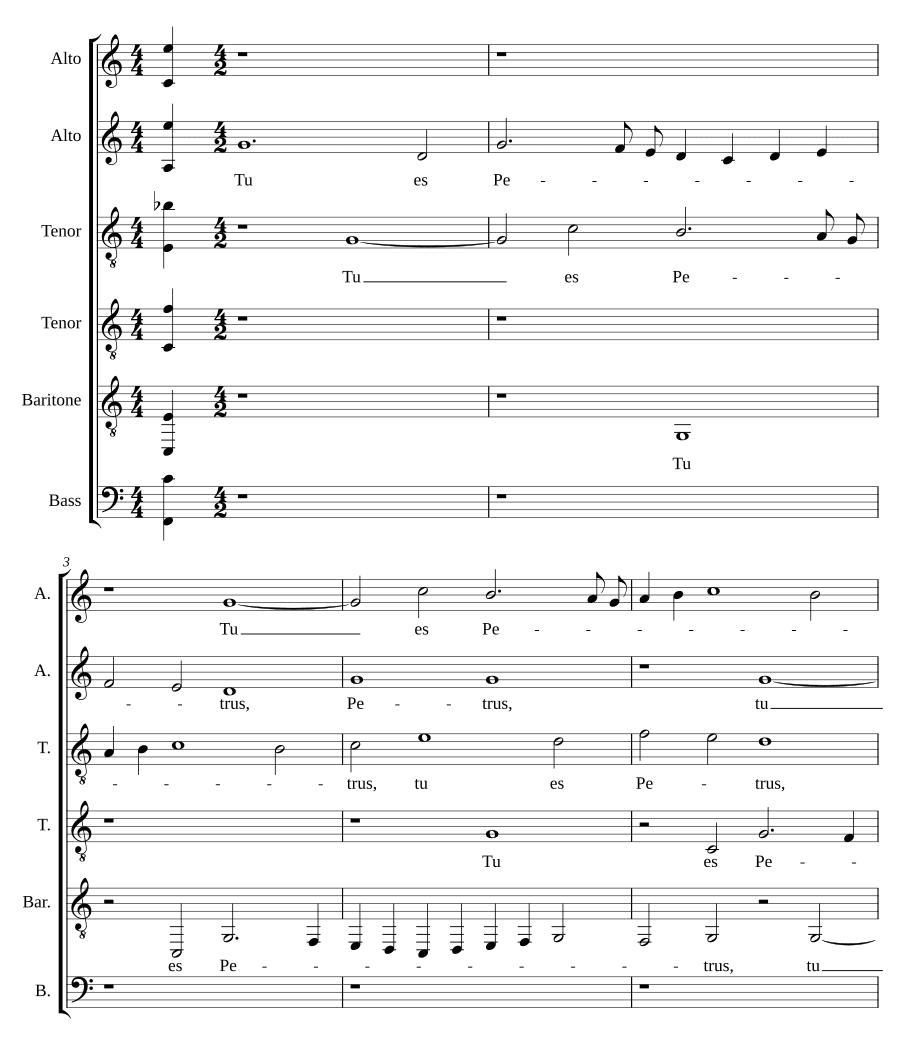Ты Петр (Tu es Petrus)