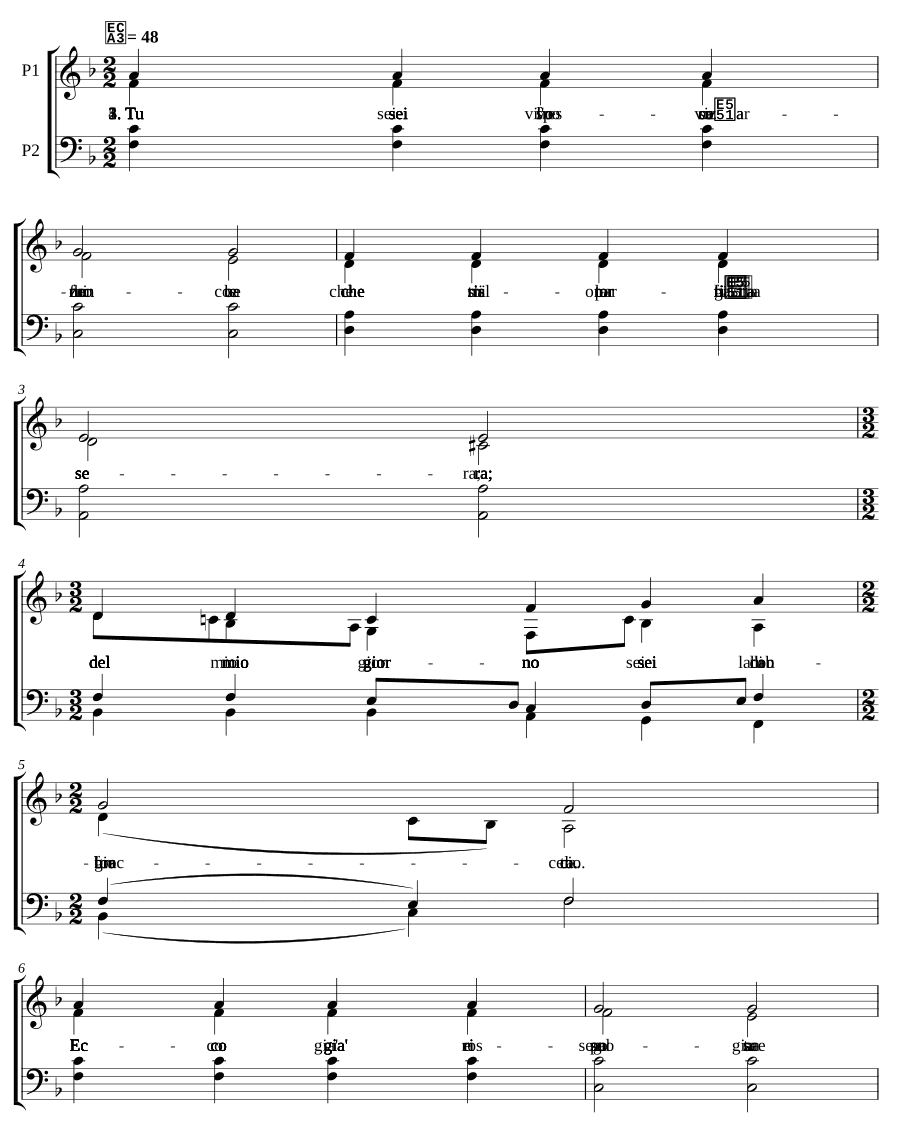 Ты живой огонь (Tu sei vivo fuoco)