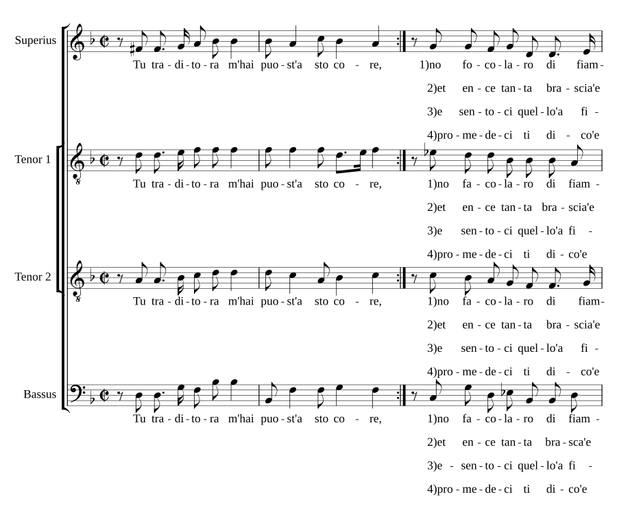 Ты, предательница (Tu traditora)