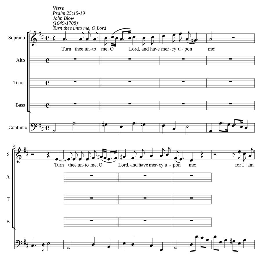 Обратись ко мне (Turn thee unto me)