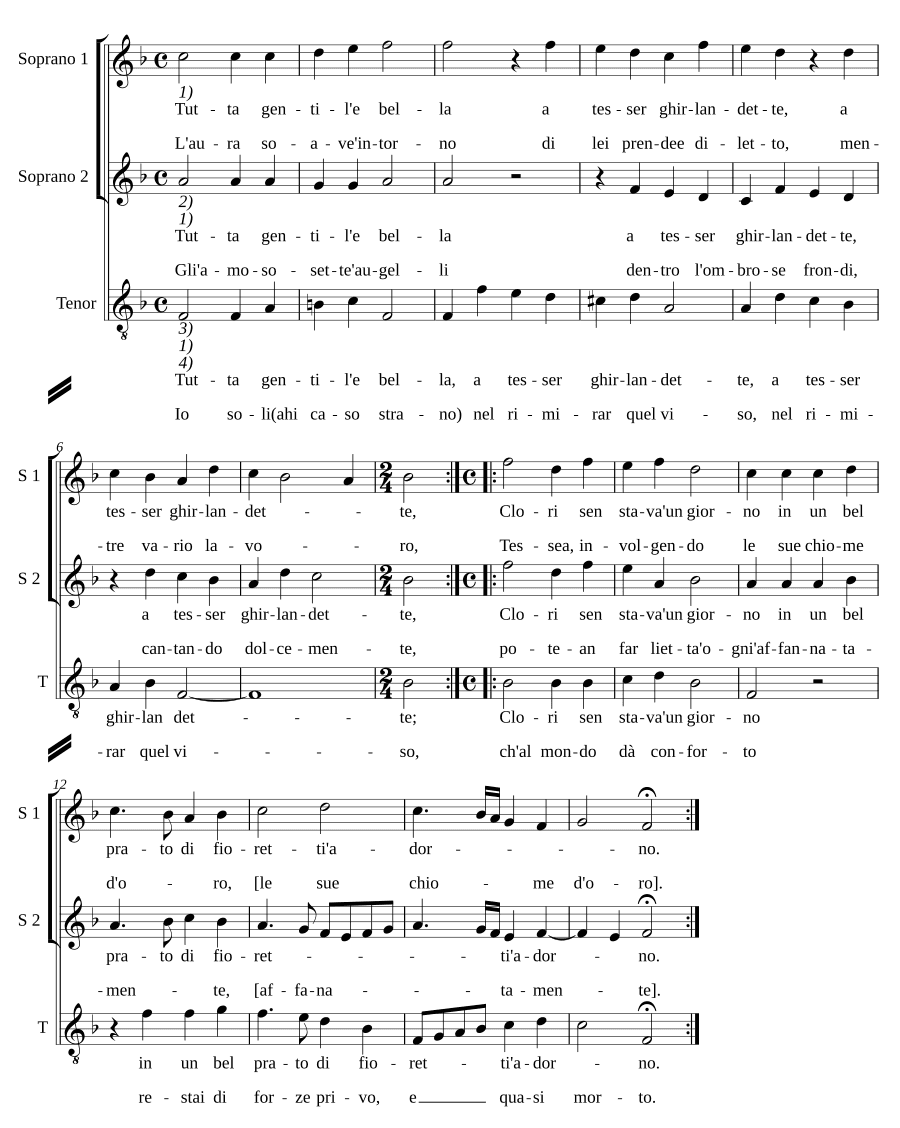 Вся нежна и прекрасна (Tutta gentile e bella)