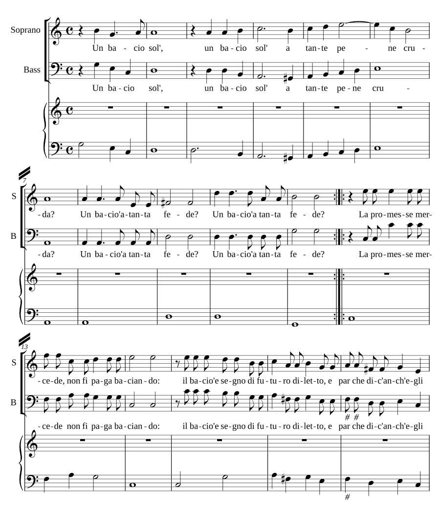 Только один поцелуй (Un bacio sol')
