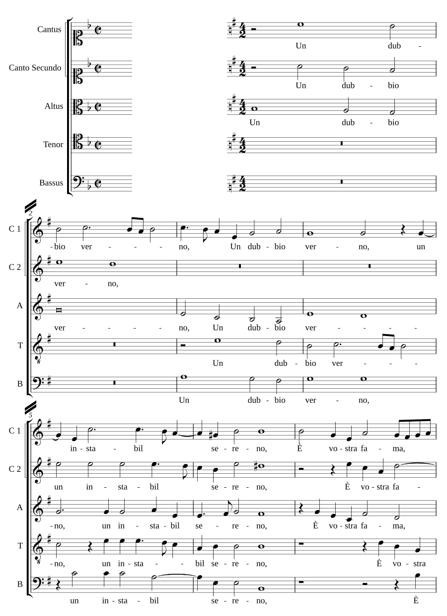 Осеннее сомнение (Un dubbio verno)