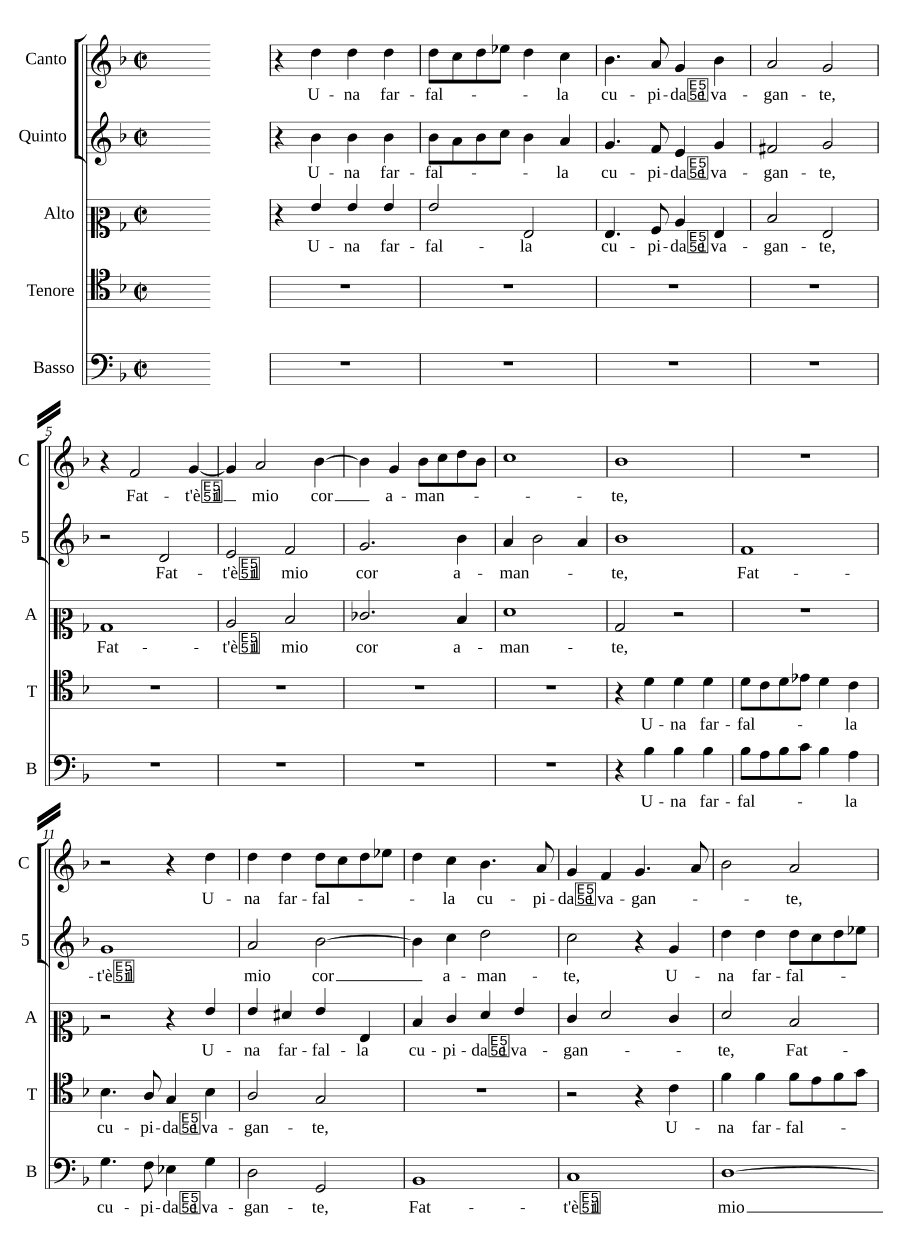 Жадная бабочка (Una farfalla cupida)