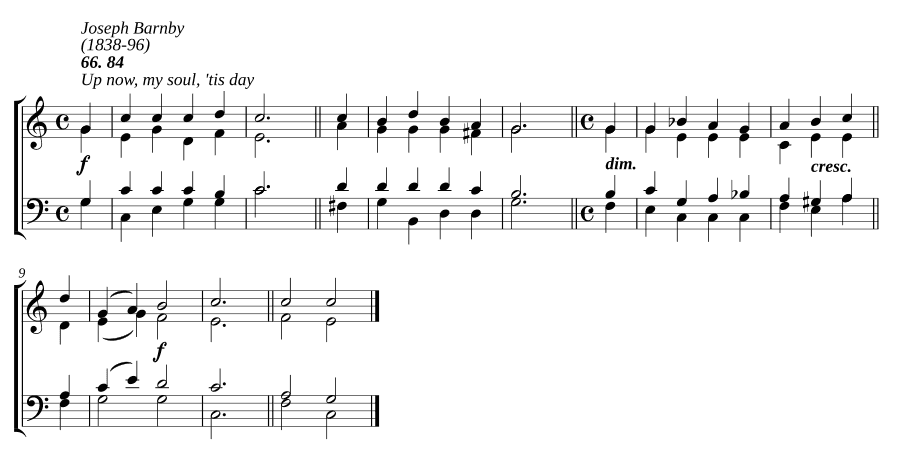 Встань, душа моя, день настал (Up now, my soul, 'tis day)