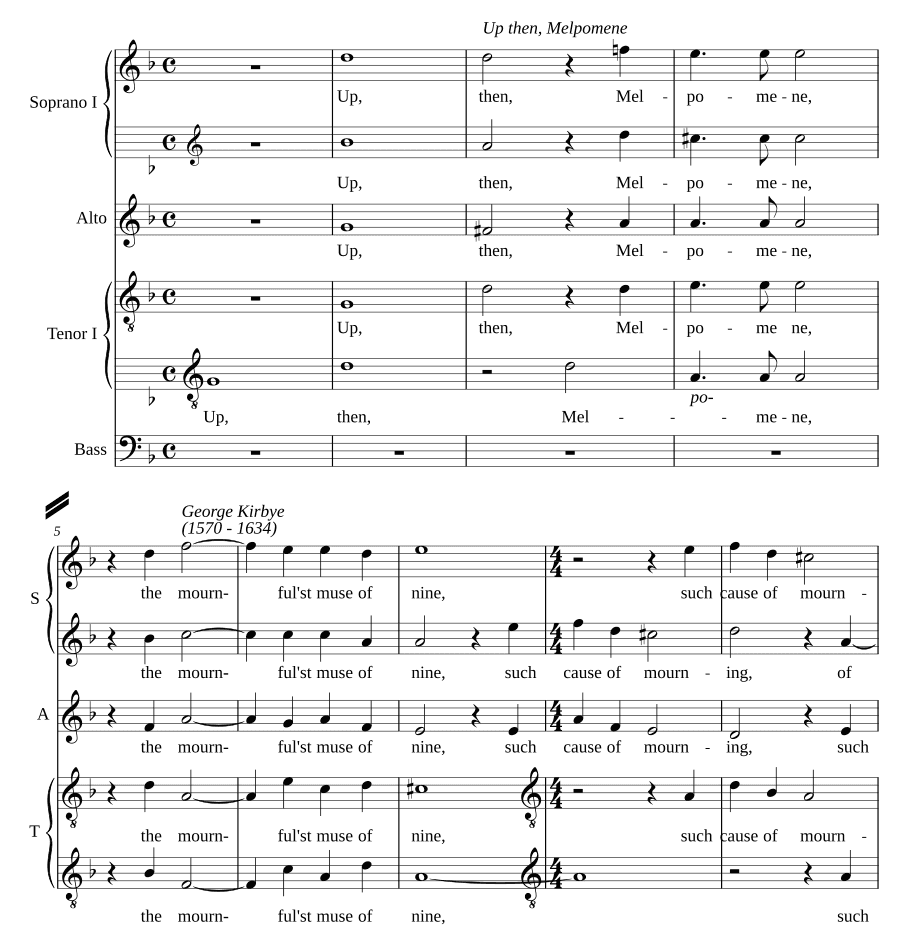 Вперёд, Мельпомена (Up then, Melpomene)