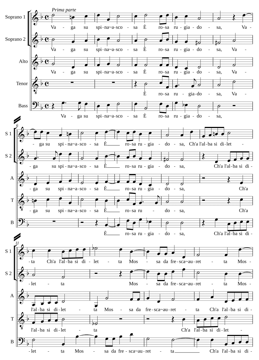 Прекрасная на колючке спрятанная (Vaga su spina ascosa)