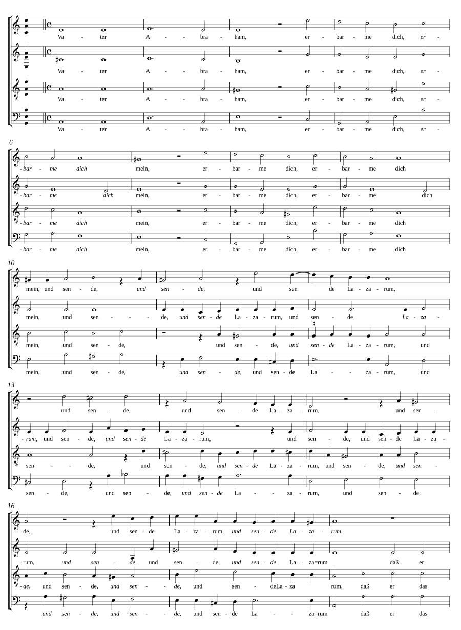 Отец Авраам (Vater Abraham)
