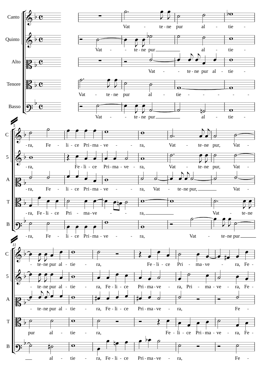 Уходи гордая (Vattene pur altiera)