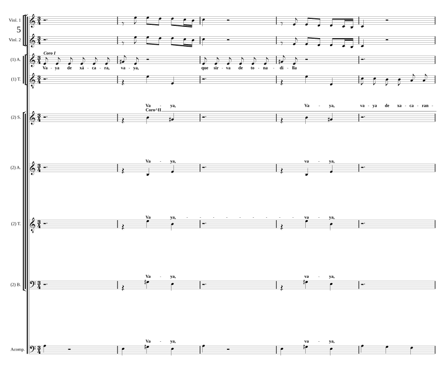 Пойте песню (Vaya de xácara)