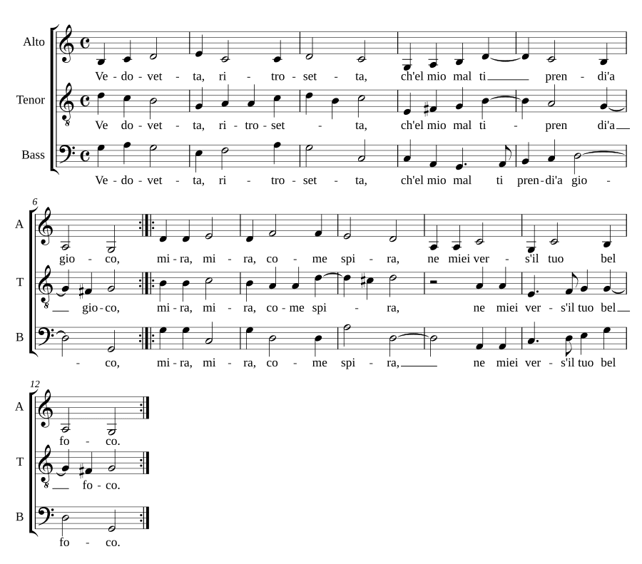 Вдовушка, маленькая вдовушка (Vedovetta ritrosetta)