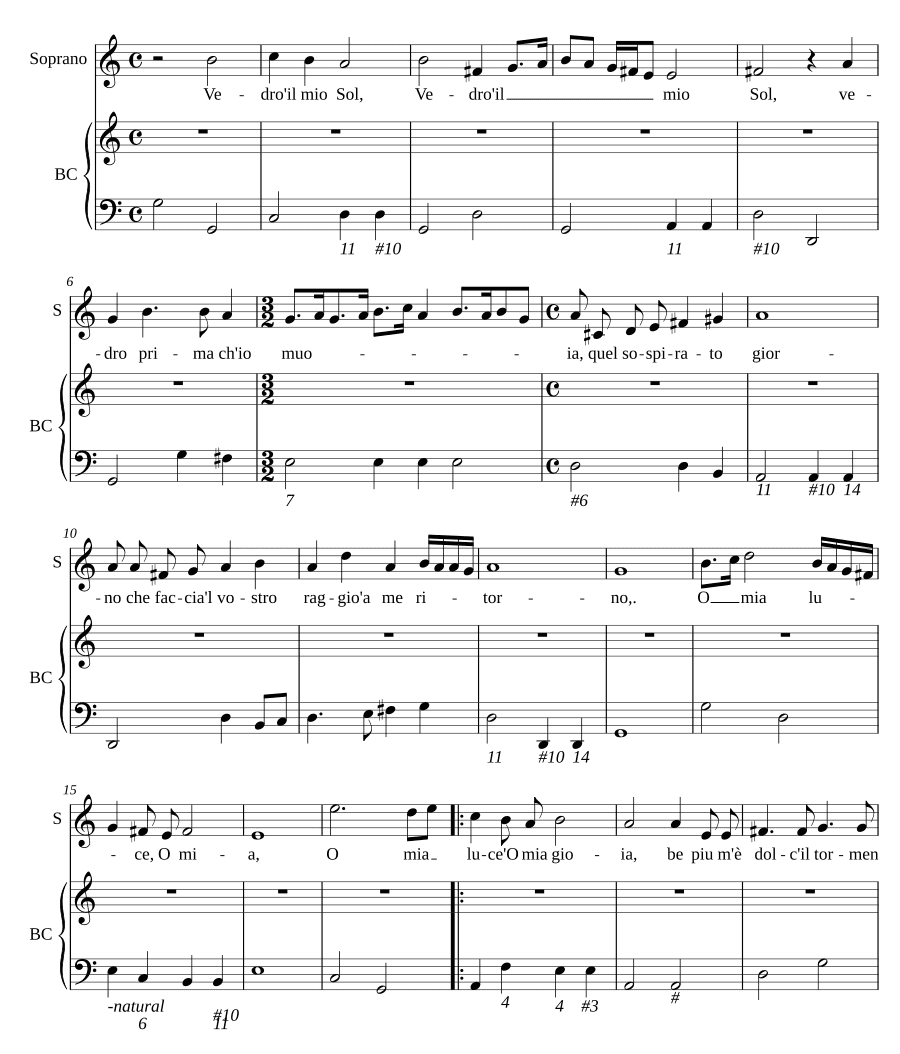 Увижу моё солнце (Vedro'l mio sol)
