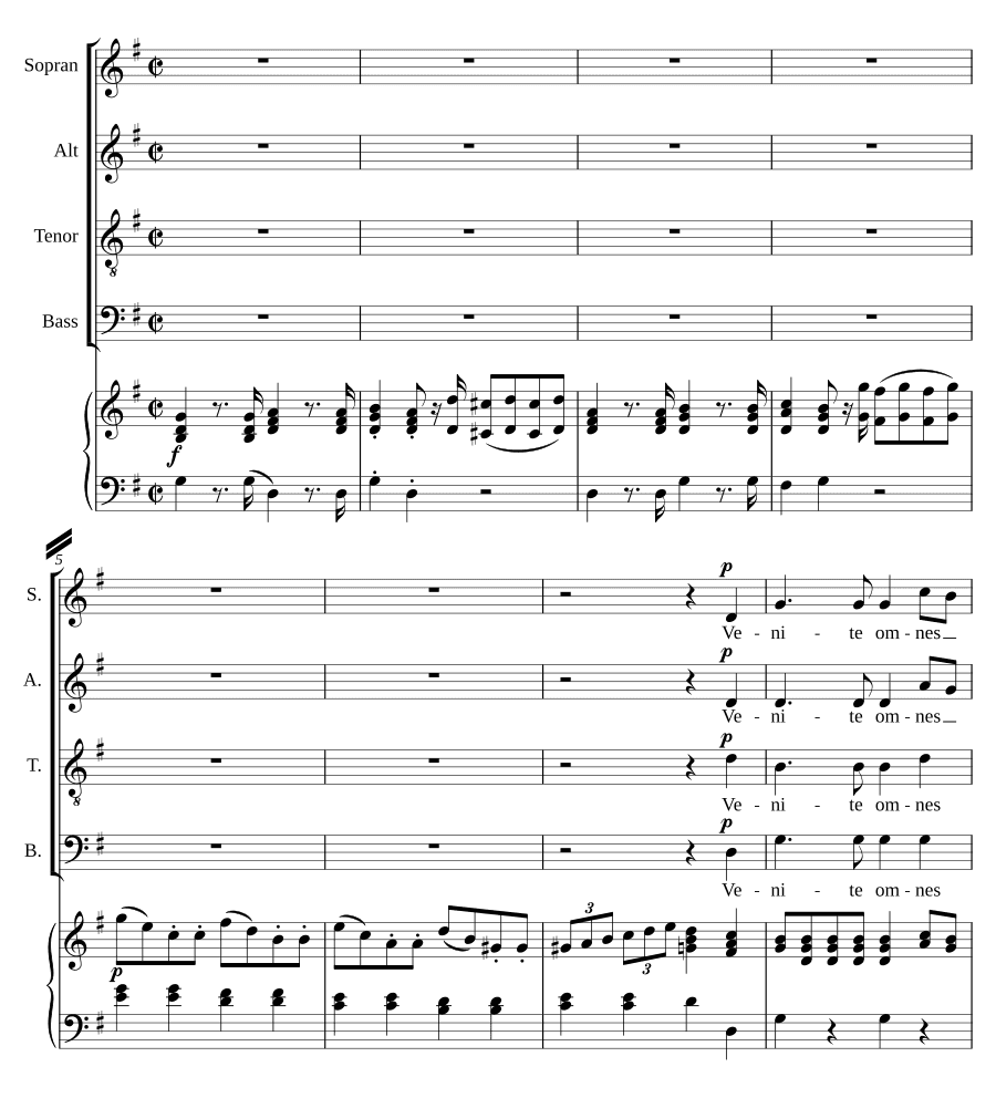 Придите, все народы (Venite omnes populi)