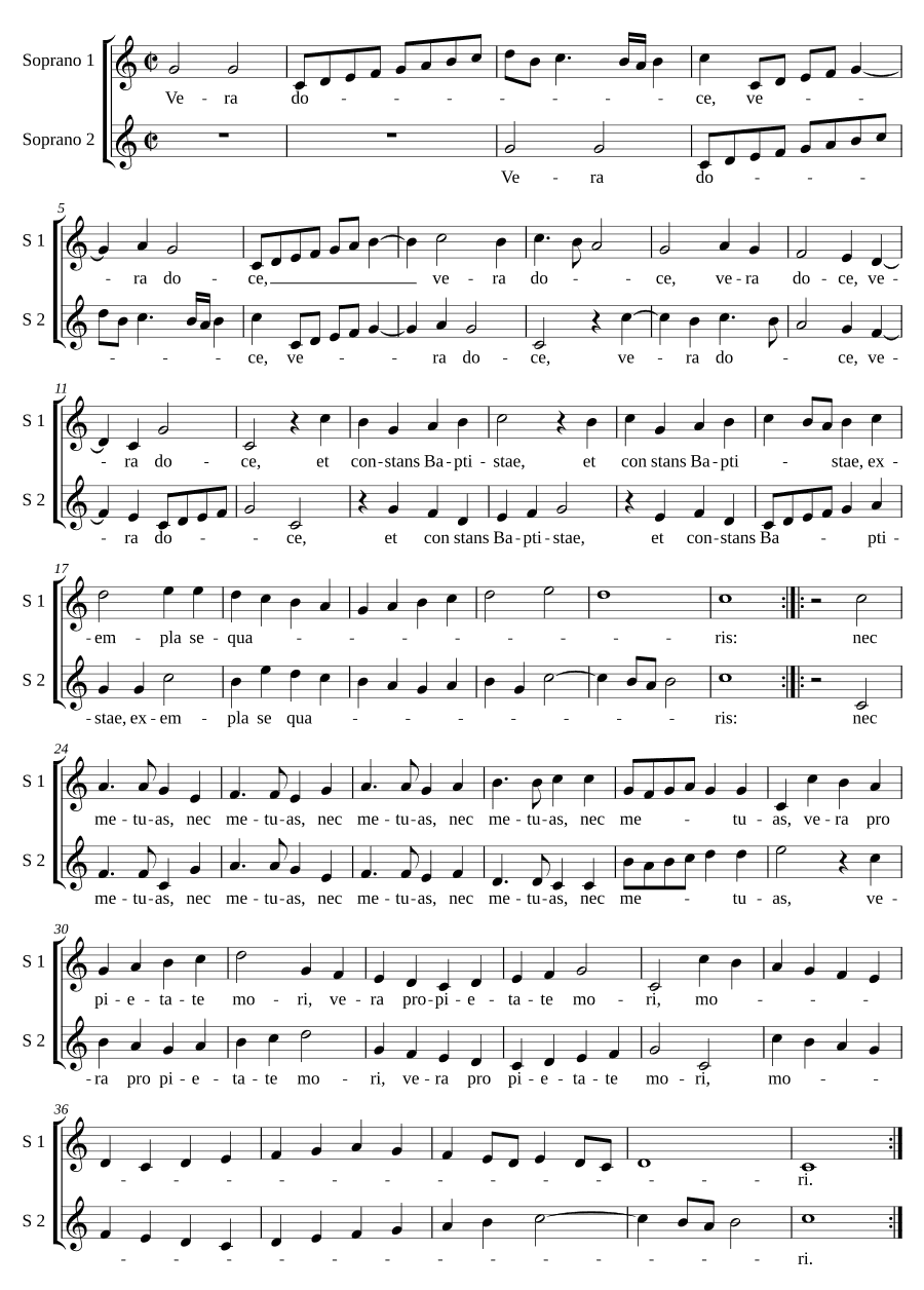 Истинно учи (Vera doce)