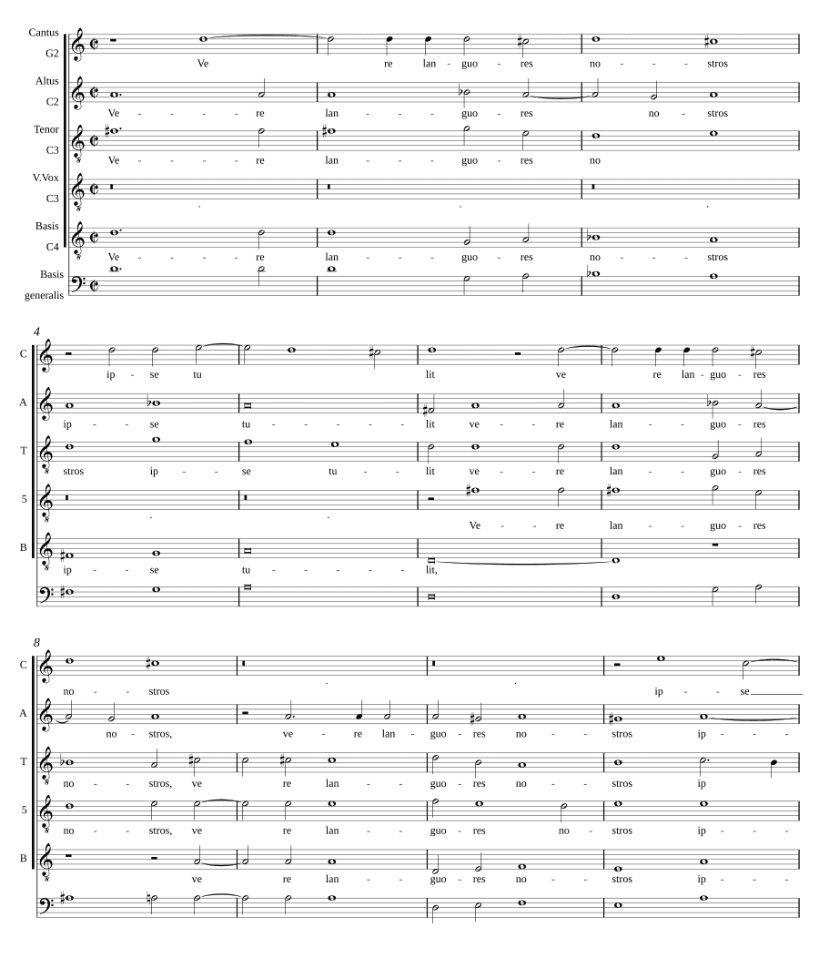 Истинные наши болезни (Vere languores nostros a 5)