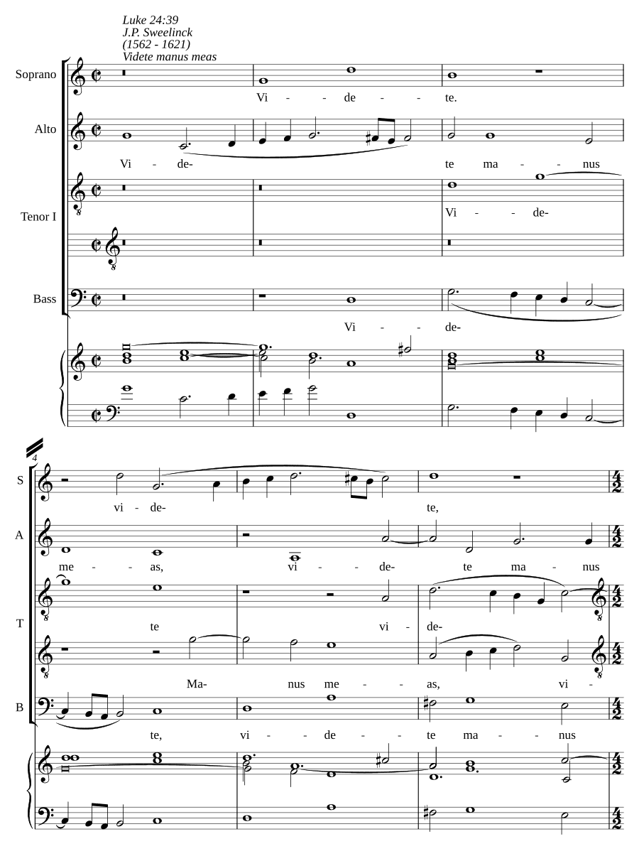 Видьте руки Мои (Videte manus meas)