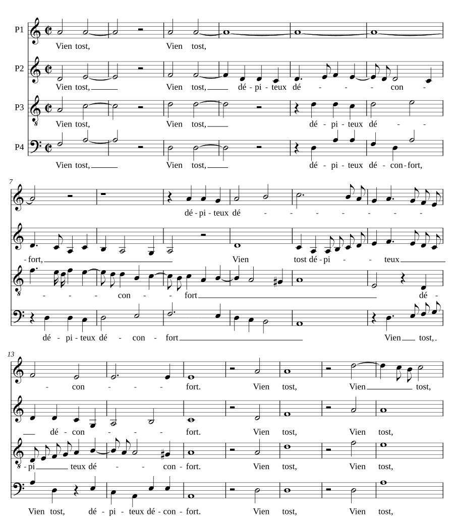 Приди скорее (Vien tost)