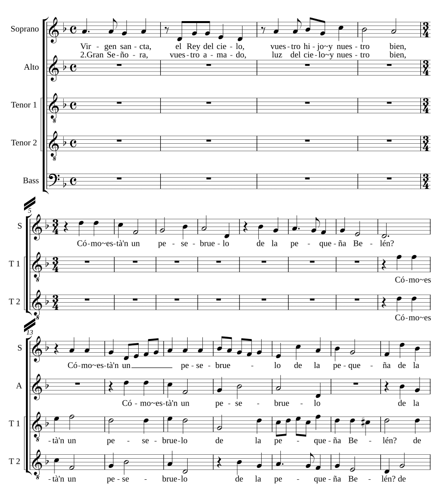 Святая Дева (Virgen sancta)
