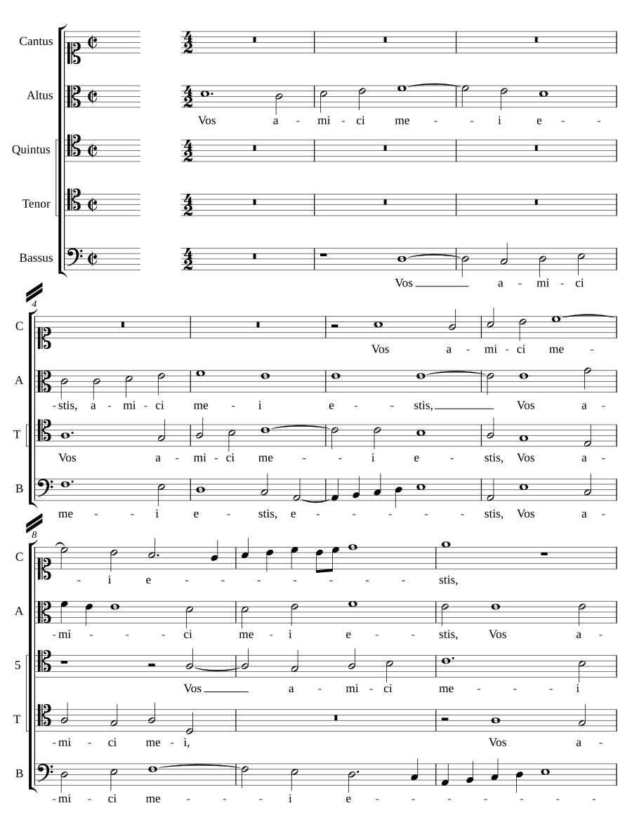 Вы — мои друзья (Vos amici mei estis)