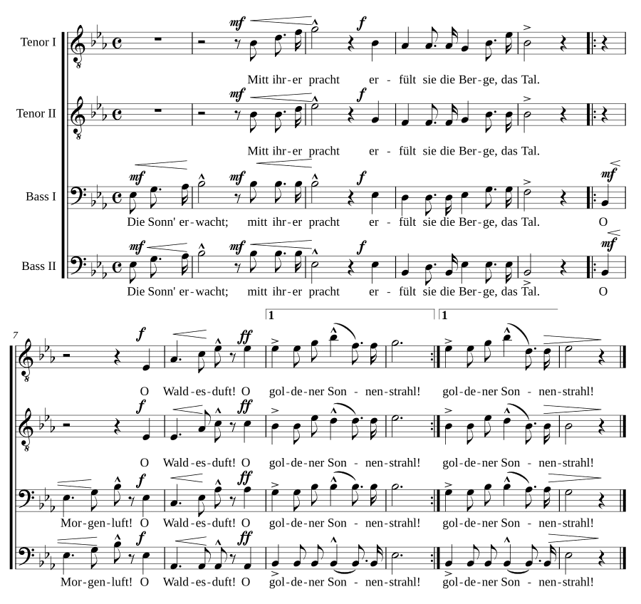 Песня странника (Wanderlied)