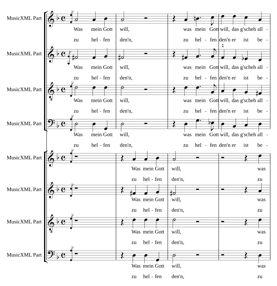 Что хочет мой Бог, то всегда случается (Was mein Gott will, das gscheh allzeit)