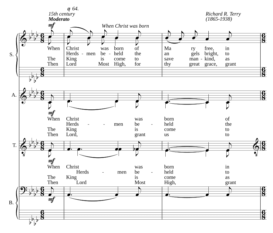 Когда Христос родился (When Christ was born)