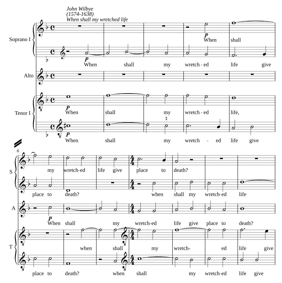 Когда наступит моя жалкая жизнь (When shall my wretched life)
