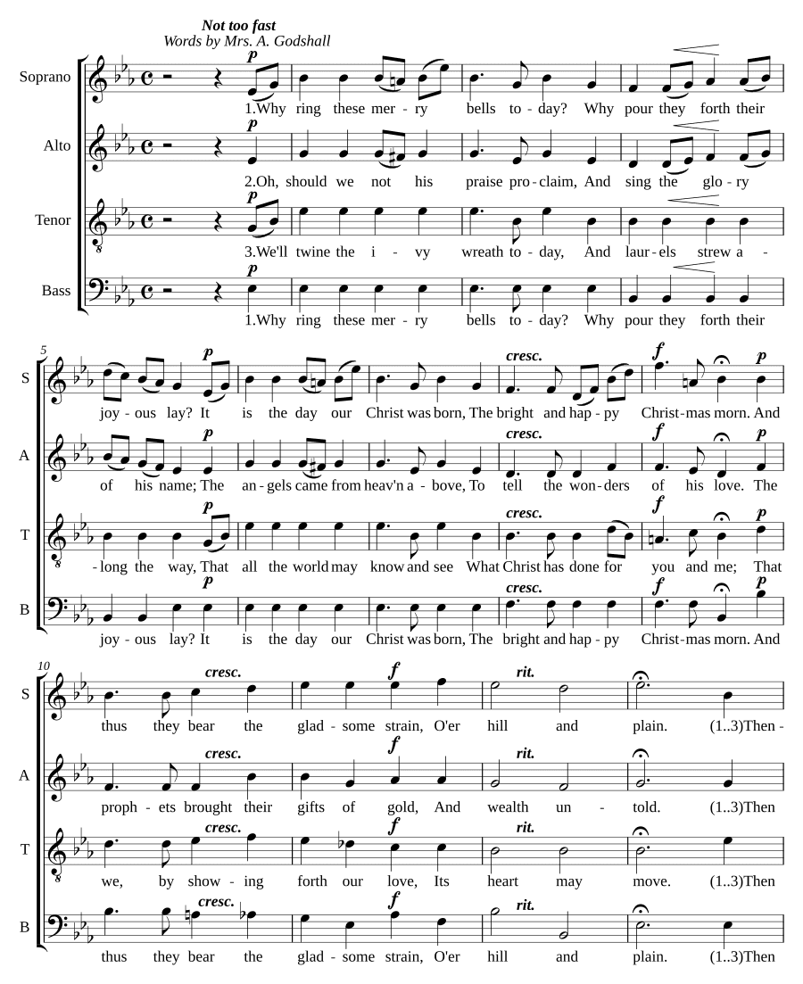 Почему сегодня звенят эти веселые колокола? (Why ring these merry bells today?)