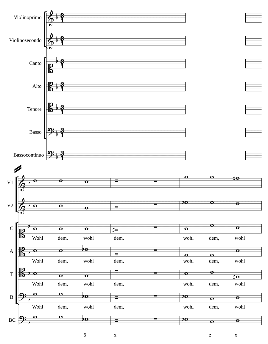 Блажен, кто боится Господа (Wohl dem der den Herrn fürchte)